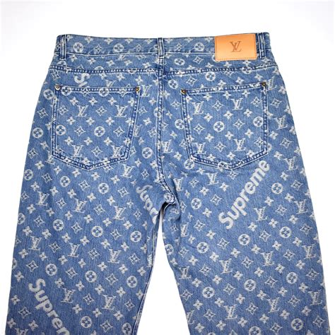 supreme louis vuitton schoenen|Louis Vuitton supreme denim.